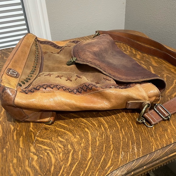 Bed Stu Genuine Leather Arian Convertible Tote Backpack - Picture 5 of 15